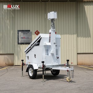 Cámara PTZ con Mástil Eléctrico Solar BIGLUX <span class=keywords><strong>HiSTAR</strong></span> de 9m, 3 Paneles Solares de 450W, IP65 Impermeable, Batería de Gel de 14400Wh para Monitoreo - Product Image 6