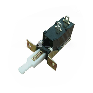 Interruptor de encendido SW-3-2 de 2 pines con orificio para luz, interruptor de tecla recto autoblocante, interruptor de campana extractora con resorte exterior - Product Image 3