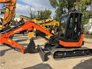 Excavatrice sur chenilles hydraulique Hitachi ZX50U d'occasion, 5 tonnes, engin de construction, moteur, boîte de vitesses, roulement, forte puissance de creusement, garantie 1 an - Product Image 2