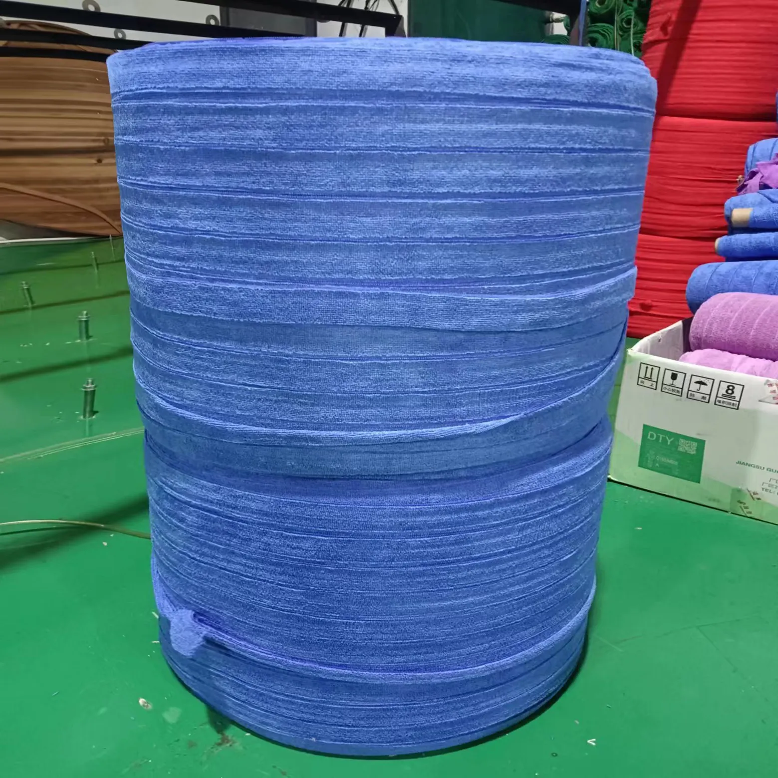 Super Absorberende Microfiber Dweil Doek Stof Roll Voor Het Maken Van Vervangen Dweil Hoofd Doek Microfiber Mop Strip Doek