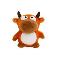 Peluche personnalisée en forme de vache de dessin animé, super douce, jouet en peluche, design personnalisé, logo personnalisé, cadeau promotionnel, souvenir