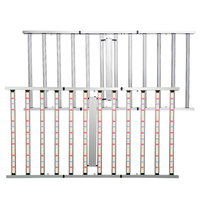 Lampu LED Grow Light ANDY Hydroponics Samsung LM301h LM301b LM281B Spektrum Penuh 4*8ft 1200W