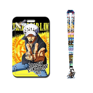 Lindo Porta Tarjetas <span class=keywords><strong>de</strong></span> Autobús <span class=keywords><strong>de</strong></span> Plástico Estilo Instagram, Cordón para el Cuello, Porta Tarjetas <span class=keywords><strong>de</strong></span> Comida para Estudiantes, Llavero con Diseño <span class=keywords><strong>de</strong></span> <span class=keywords><strong>One</strong></span> <span class=keywords><strong>Piece</strong></span>, Nami y <span class=keywords><strong>Sanji</strong></span> - Product Image 1