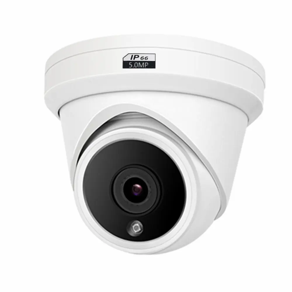 HD 5MP Hik Private Protocol POE IP Turret Camera Built in Best CCTV Camera Module IMX335 2.8mm Lens