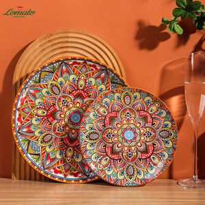 Service de table en céramique durable et écologique de style bohème 2025, compatible micro-ondes, marque LOMATO, modèle LM-DP14, pour la maison et les restaurants - Product Image 6