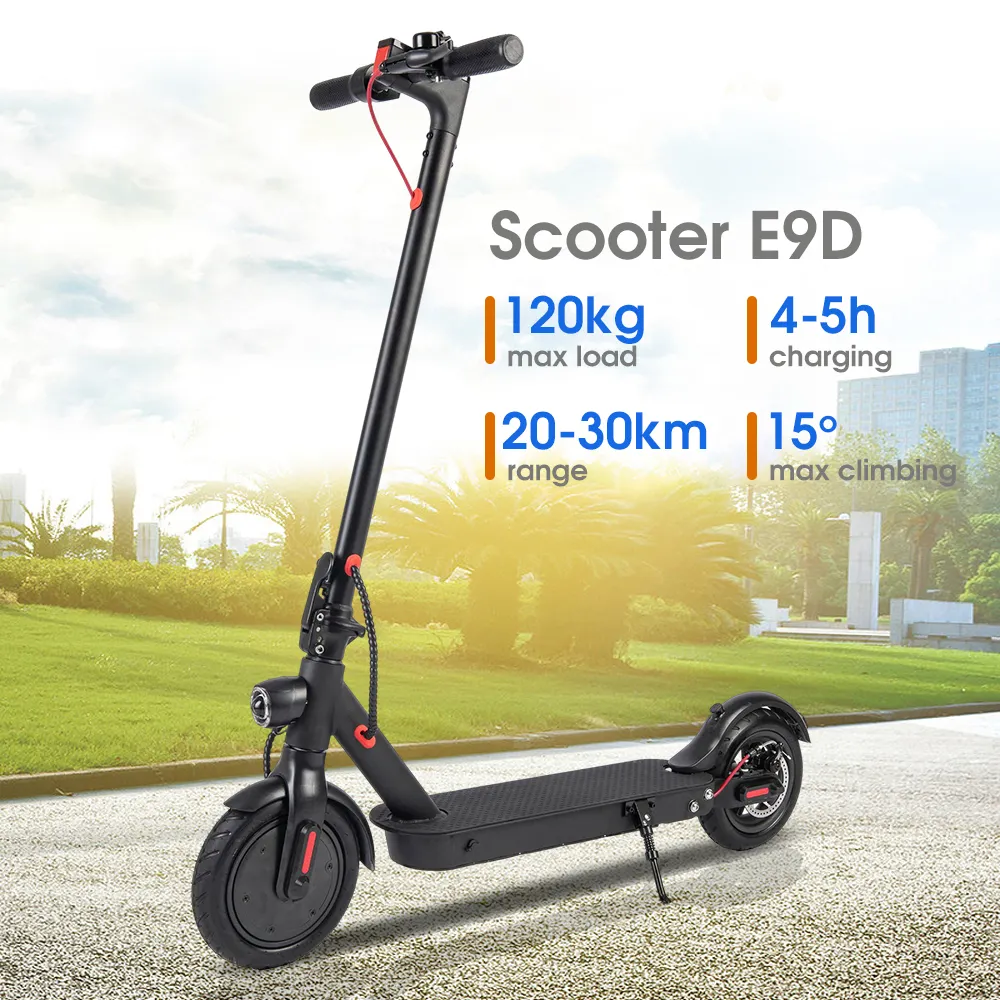 EU UK Warehouse Electric Scooter Adult Scooter E9D Motor 350W 8.5 Inch With 7.5AH Battery Foldable E Scooter Dropshipping