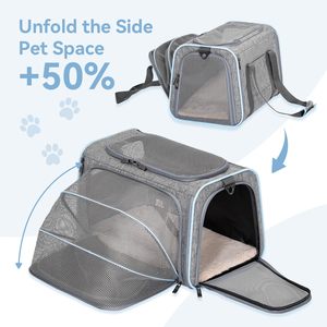 Transportadora de Mascotas Suave para Viajes, Aprobada por Aerolíneas, con Forro Lavable Reemplazable - Product Image 4