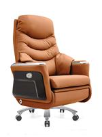 Chaise de bureau ergonomique de luxe avec chaise de bureau en cuir et design de chaise de bureau massante pour un usage professionnel