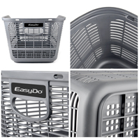 EasyDo-Panier pour chien amovible pour siège arrière de vélo, paniers de porte-bagages arrière pour vélo électrique agrandis avec dégagement rapide