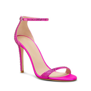 2026 Summer Collections <strong>Plum</strong> Satin Rhinestones Shining Cover Heel Party <strong>Shoes</strong> Bridal <strong>Shoes</strong> for Ladies - Product Image 2