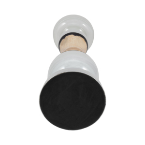 Portacandele a Colonna a Forma di Clessidra, Moderno Candelabro in Vetro per Arredamento Casa, Accenti Contemporanei (Coppia) - Product Image 6