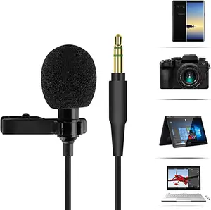 Wholesale customizable wired interview microphone applicable to LinkedIn, live broadcast and conference wired collar clip microp