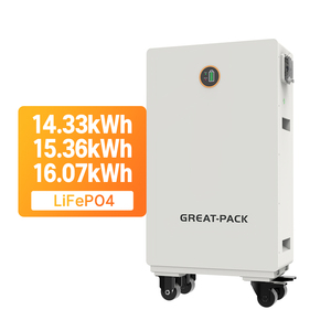 Batería Solar de Litio de 300 Ah y 15 kWh, Batería Móvil de 51,2 V para Montaje en Suelo, Sistema de Almacenamiento de Energía Doméstica - Product Image 1