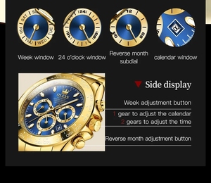 Montre mécanique automatique originale pour homme, modèle 6638, classique, étanche, lumineuse, en acier inoxydable, 20 mm, livraison directe depuis Hangzhou - Product Image 4