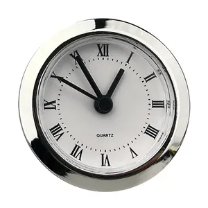 Proyectos de reloj DIY, reemplazo de movimiento de reloj, inserto de reloj de <span class=keywords><strong>50MM</strong></span>, borde dorado, movimiento de alta calidad, plástico y Metal - Product Image 5