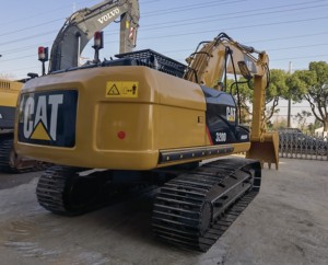 Excavadora de cadenas usada Caterpillar 320D 320C de 20 toneladas con bomba PLC y rodamientos en venta - Product Image 2
