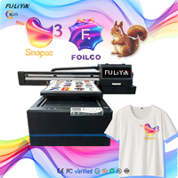 Impresora UV Plana Automática FULIYIN 6090 I3200, Máquina para Hacer Logotipos en Película UV Flexible, Alta Precisión, Alta Adhesión, Logotipos de Marcas de Ropa Deportiva UV