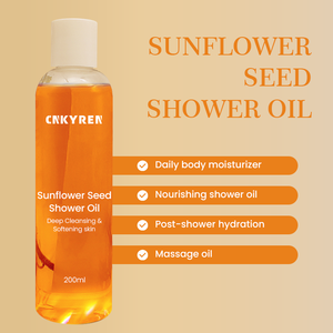 Natürliches Sonnenblumen kernöl Body Wash Gel Pflanzen essenz Großhandel Aufhellende pflegende Dusch formel für strahlende Haut - Product Image 4
