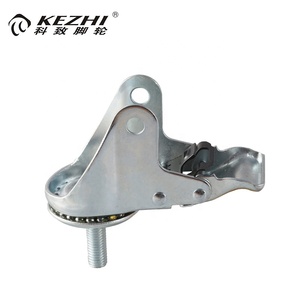 À usage moyen industriel tige filetée pu balle échafaudage roulette de <span class=keywords><strong>chariot</strong></span> avec freins - Product Image 2