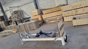 Barre de glisse complète en aluminium pour studio à domicile, yoga, exercices corporels, professionnel, commercial, Pilates Reformer avec demi-tour - Product Image 5