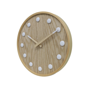 Relógio de Parede de Plástico com Design Art Déco Natural de Alta Qualidade, Minimalista e Silencioso, para Sala de Estar e Decoração de Casamento Sentimental - Product Image 1