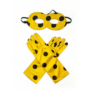 Enfants Halloween Cosplay Costume Accessoires Abeille À Pois Tutu Jupe Gant <span class=keywords><strong>Blinder</strong></span> Boucles D'oreilles Sac Ensemble - Product Image 3