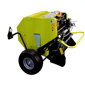 Presse à balles ronde motorisée à haute productivité pour foin sec et paille agricole - Product Image 1