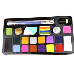 Pintura de arte corporal promocional, pintura a base de agua, disfraz no tóxico, maquillaje, kit de pintura facial profesional - Product Image 4
