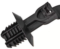 Attaches de câble en nylon faciles à installer avec fixation rapide à poussoir pour trou ovale pour la gestion des câbles de voiture Attache de câble à montage de bord