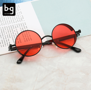 Lunettes de soleil UV400 pour hommes, verres solaires avec monture en métal, style Hip-Hop, très tendance, collection 2019 - Product Image 2