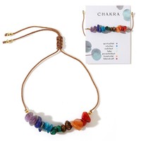 Go2boho Bracelet de perles en pierre naturelle diamant fait à la main pour femmes réglable Boho Chic bijoux géométriques pour anniversaire