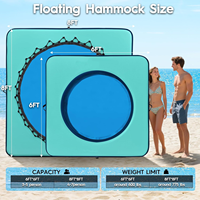 Plateforme Flottante Gonflable Professionnelle 6ft/8ft/10ft – Île Flottante Portable pour Resorts, Yachts et Fêtes sur le Lac