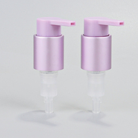 Liquide de pompe à crème fine en aluminium coloré 24 410