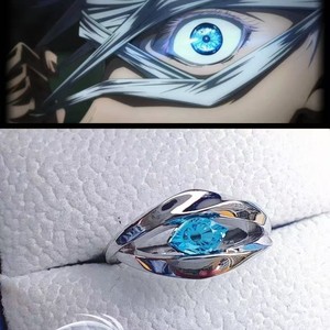 Satoru Gojo Peripheral Ring Niche Design Anime Otaku Style Adjustable Open End Band