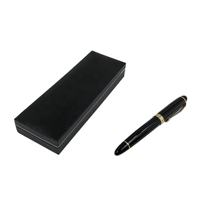 Best Selling <b>Cheap</b> Logo Printed Black Metal Pen With <b>Box</b> - Product Image 1