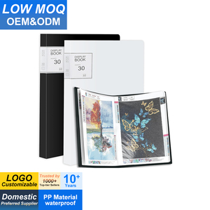 <span class=keywords><strong>Livre</strong></span> de rangement pour peinture diamant A3, grand <span class=keywords><strong>livre</strong></span> de présentation pour art diamant avec 60 pages, classeur d'art avec pochettes transparentes - Product Image 1