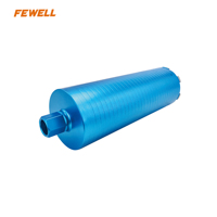 Foret diamanté à segment Arix soudé au laser, longueur 142 mm, filetage 450 mm 1-1/4UNC, pour la découpe humide de béton armé