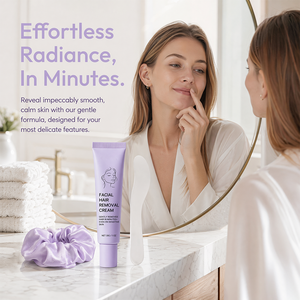 Crème dépilatoire naturelle pour le visage, apaisante et hydratante pour peaux sensibles, sans taches sombres, crème dépilatoire douce, vente en gros - Product Image 4
