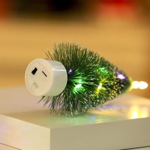 Small <b>Christmas</b> Pine Tree LED Colorful Glowing Desktop Decoration for Window Display Gift Factory Small Ornaments <b>Christmas</b> Tree - Product Image 4