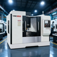 Centre d'usinage vertical CNC industriel VMC 855, commande KND, broche BT40, déplacement de table 800x550x550mm, usage intensif