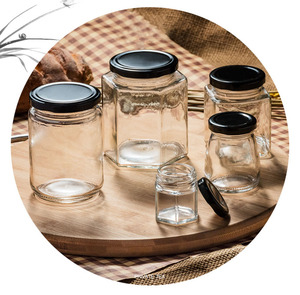 Avertan 50ml 100ml 150ml 200ml 250ml 300ml 350ml 450ml tùy chỉnh thực phẩm Jar chai thủy tinh cho nhà bếp lưu trữ - Product Image 3