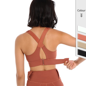 Cupshe — <span class=keywords><strong>soutien</strong></span>-<span class=keywords><strong>gorge</strong></span> de <span class=keywords><strong>sport</strong></span> réglable à bretelles, personnalisé, grande taille, fermeture éclair avant, impact élevé - Product Image 1