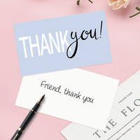 Carte-cadeau en papier rose Offre Spéciale 'Thank' 50pcs Lot prêt à expédier pour mariage et affaires Nouveaux produits d'impression d'emballages imprimés