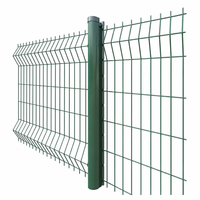 Panneau de clôture 3D en treillis soudé, revêtement PVC, galvanisé, 8 pieds, anti-escalade, clôture de sécurité pour jardin, école, cour