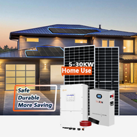 Système d'énergie solaire hors réseau 10 kVA, panneaux solaires 5000 W, 6000 W, 8000 W et batteries solaires, système solaire complet pour les maisons