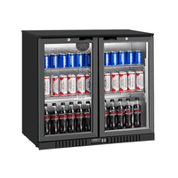 Réfrigérateur compact intelligent pour bar, petit réfrigérateur commercial pour l'affichage de la bière avec un design élégant de mini-réfrigérateur