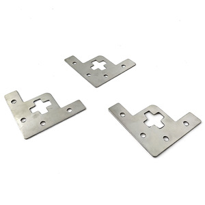 <b>Silver</b> L-Shaped Corner Bracket 45mm 20mm Metal Cross Joint Connector For Photo Frame Fixing - Product Image 2