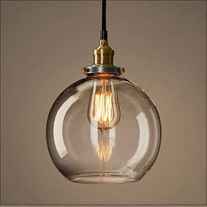 Suspension de lustre en verre de réservoir de <span class=keywords><strong>poisson</strong></span> <span class=keywords><strong>rouge</strong></span> minimaliste créatif à tête unique pour bar comptoir restaurant café - Product Image 5