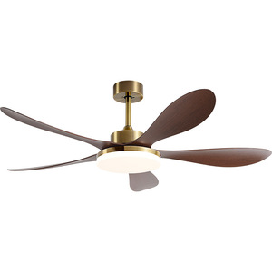 <b>Ceiling</b> <b>Fan</b> Light With Light Antique Bronze Color 5 Blade Fixed Blade <b>Fan</b> Light For Living Room Dining Room - Product Image 1