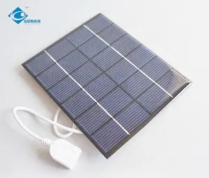 Mini-Solarpanel-Ladegerät ZW-136110-6V leichtes Silizium-Solarmodul 2,1 W Epoxidharz-Solarpanel 6 V